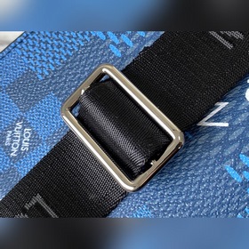 LV Модель： N50026 Синяя сумка Studio Изготовлена из ткани Damier
