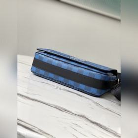 LV Модель： N50026 Синяя сумка Studio Изготовлена из ткани Damier
