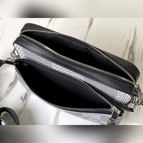 LV Модель M69443 Белая клетка Trio Почтовая сумка 3 в 1 Изготовл