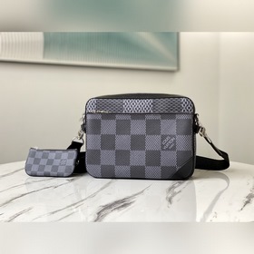 LV Модель M69443 Черный Trio Почтальонская сумка 3 в 1 Изготовле
