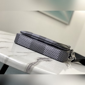 LV Модель M69443 Черный Trio Почтальонская сумка 3 в 1 Изготовле