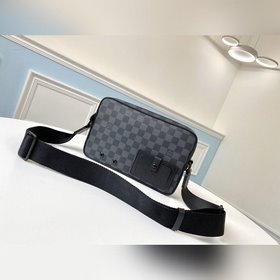 LV Модель N40364 Alpha Почтовая сумка Классическая конструкция из