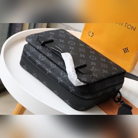 LV 【STEAMER Почтовая сумка】 Артикул： M45585 Черный с цветочным