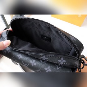LV 【STEAMER Почтовая сумка】 Артикул： M45585 Черный с цветочным 