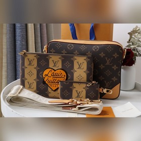 LV Артикул： M45965 Желтый TRIO Почтовая сумка Вирджил Абло и яп