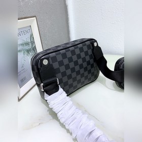 LV Модель： N50018 Black Scott Почтовая сумка Изготовлена из ткани