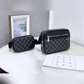 LV Модель： N50018 Black Scott Почтовая сумка Изготовлена из ткани