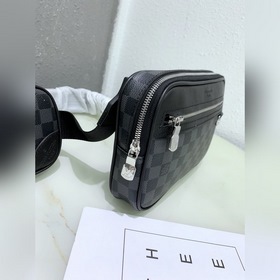 LV Модель： N50018 Black Scott Почтовая сумка Изготовлена из ткани