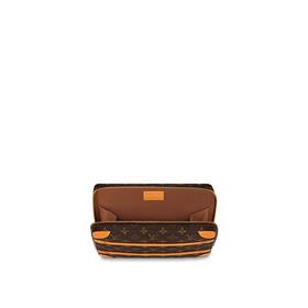 LV Monogram с покрытием из парусины Тканевая подкладка Отделка и