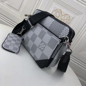 LV Модель： M69443 Белая клетка Мужской комплект из трех предметов