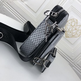LV Модель： M69443 Белая клетка Мужской комплект из трех предметов