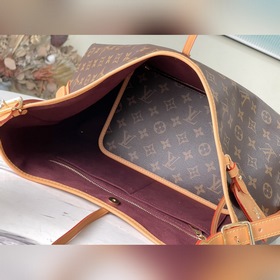 LV Модель： M46197 Сумка среднего размера Модель из канваса с кож