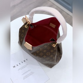 LV Модель： M43700 Старинный розовый маленький одноплечевой чемода