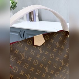 LV Модель： M43700 Старинный розовый маленький одноплечевой чемода