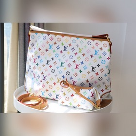 LV Артикул： M40353 Белый GRACEFUL сумка для покупок с плечевым р