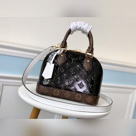 LV Модель M91606 Черная сумка Alma В весенней коллекции 2019 года
