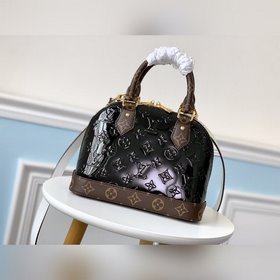 LV Модель M91606 Черная сумка Alma В весенней коллекции 2019 года