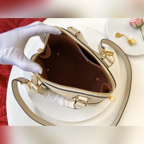 LV Модель M44829 Бежевая сумка NEO ALMA bb Светло-бежевая кожа Em