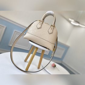 LV Модель M44829 Бежевая сумка NEO ALMA bb Светло-бежевая кожа Em