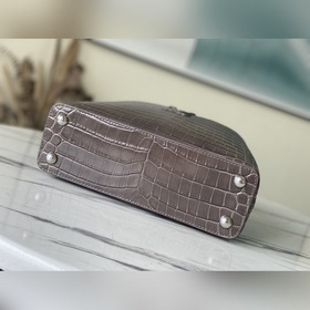 LV Модель： N93163/M48865 Сумка BB из кожи аллигатора серого цвет