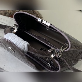 LV Модель： N93163/M48865 Сумка BB из кожи аллигатора серого цвет