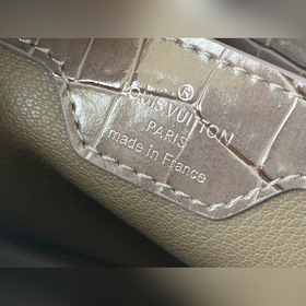 LV Модель： N93163/M48865 Сумка BB из кожи аллигатора серого цвет