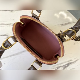 LV Артикул： M90583  Сумка Alma BB Блестящая кожа Monogram Verni