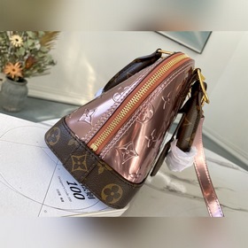 LV Артикул： M90583  Сумка Alma BB Блестящая кожа Monogram Verni