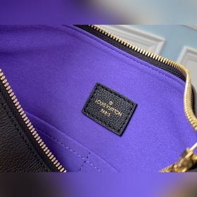 LV Артикул： M45522 Черная сумка Melie Эта сумка Melie из ткани 