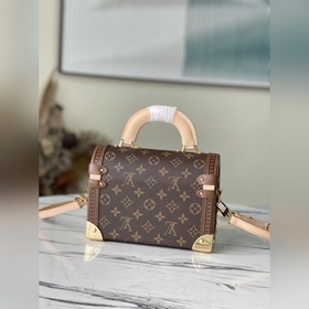 LV Модель： M20211 Маленький чемодан в стиле «старинный сундук» С