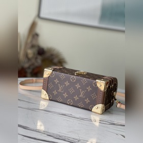 LV Модель： M20211 Маленький чемодан в стиле «старинный сундук» С