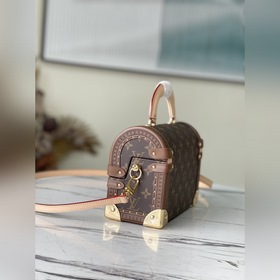 LV Модель： M20211 Маленький чемодан в стиле «старинный сундук» С