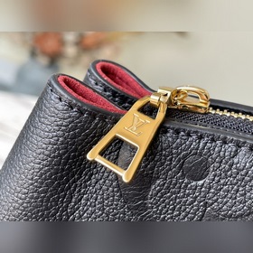LV Артикул： M45811 Черная сумка Grand Palais с тиснением Мягкая 