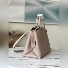 LV Артикул： M45833 Серая сумка Grand Palais с тиснением Мягкая к