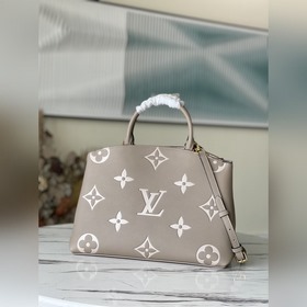 LV Артикул： M45842 Серый сумочка с шелкографией Grand Palais Мяг