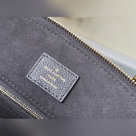 LV Модель： M45842 Черная сумка Grand Palais с шелкографией Мягка