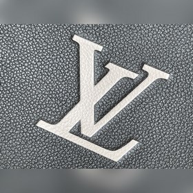 LV Модель： M45842 Черная сумка Grand Palais с шелкографией Мягка