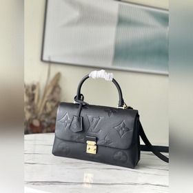 LV Артикул： M45976 Черный Новая сумка среднего размера Изготовле