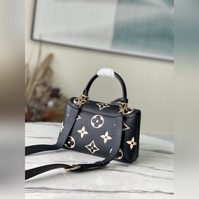 LV Модель： M45978 Черная сумка BB с шелкографией Большая сумка и