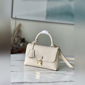 LV Модель： M46008 Сумка BB молочного цвета Большая сумка из кожи