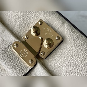 LV Модель： M46008 Сумка BB молочного цвета Большая сумка из кожи