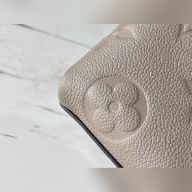 LV Модель： M46008 Серая сумка BB Большая сумка из кожи с тиснени