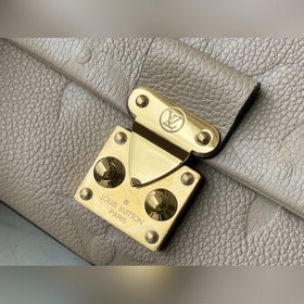 LV Модель： M46008 Серая сумка BB Большая сумка из кожи с тиснени