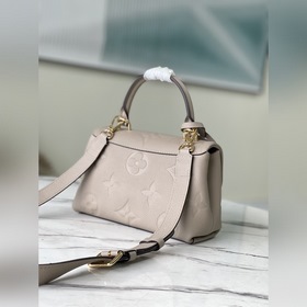 LV Модель： M46008 Серая сумка BB Большая сумка из кожи с тиснени