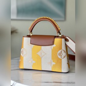LV Артикул： M57651 Сумка с вышитыми золотыми застежками оранжево