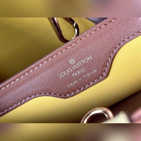 LV Артикул： M57651 Сумка с вышитыми золотыми застежками оранжево