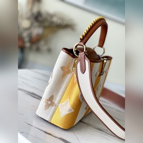 LV Артикул： M57651 Сумка с вышитыми золотыми застежками оранжево
