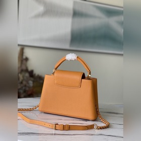LV Модель： M59709 Оранжевая сумка BB Кожа подчеркивает современн