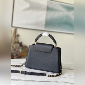 LV Модель： M59709 Черный BB Сумка Кожа подчеркивает современный