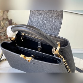 LV Модель： M59709 Черный BB Сумка Кожа подчеркивает современный